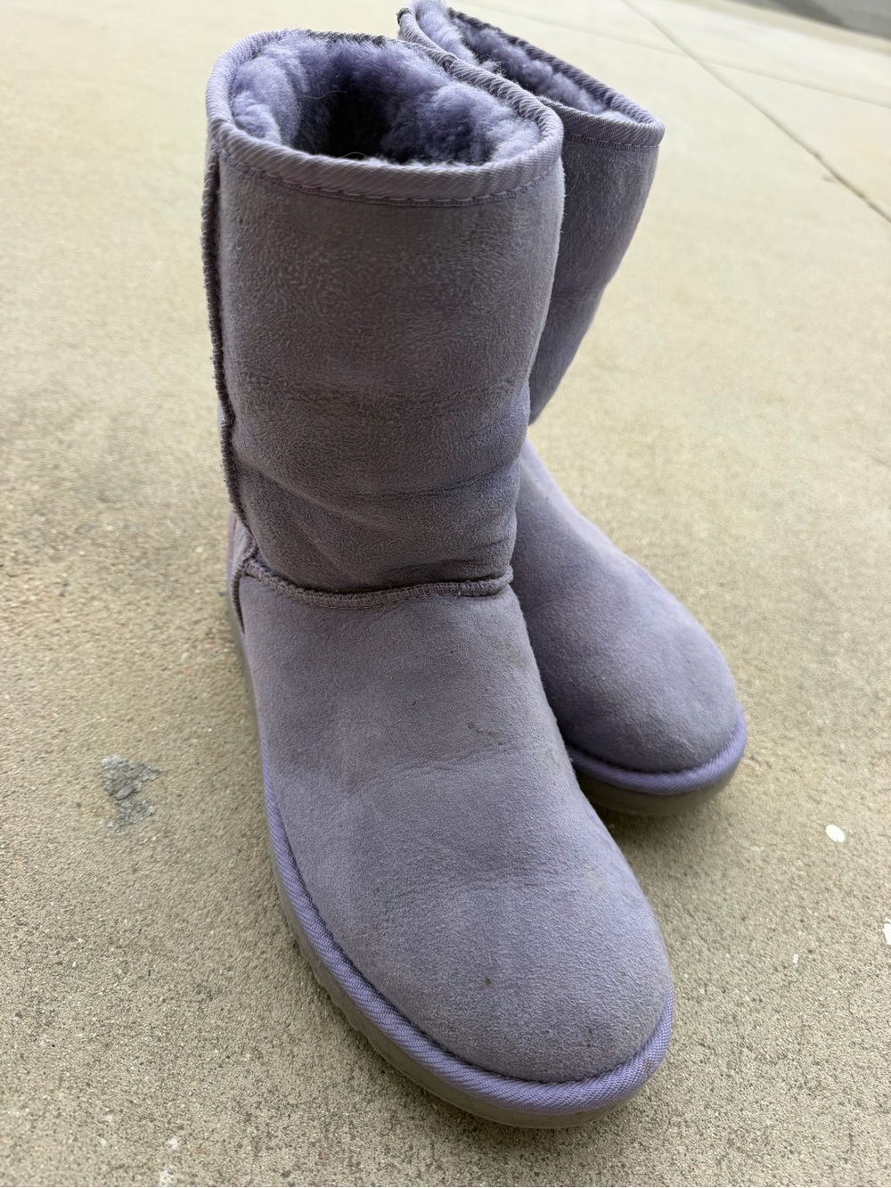 UGG purple suede boots - Picture 4 of 10